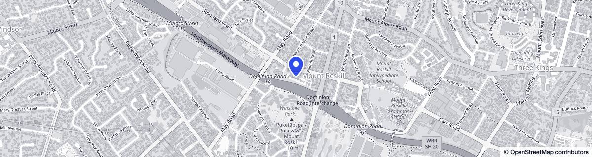 Street map around Gracedale Village