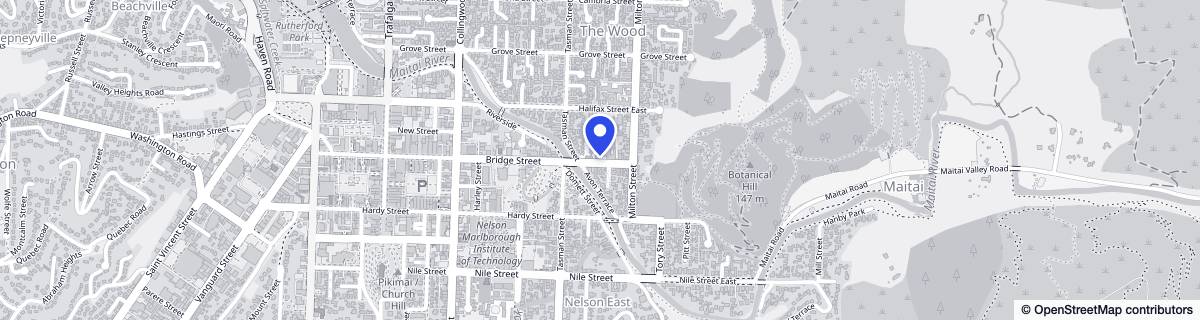 Street map around Green Gables