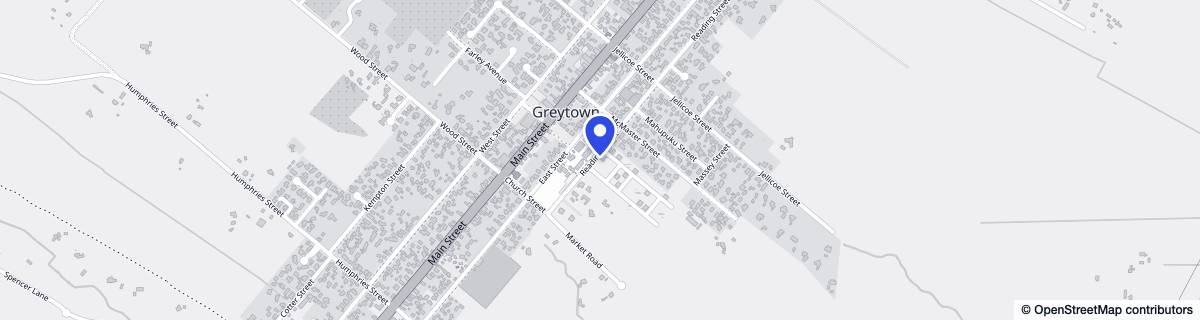Street map around Greytown Orchards Lifestyle Retirement