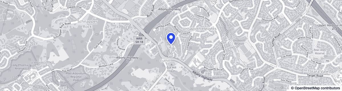 Street map around Highgrove Village & Patrick Ferry House
