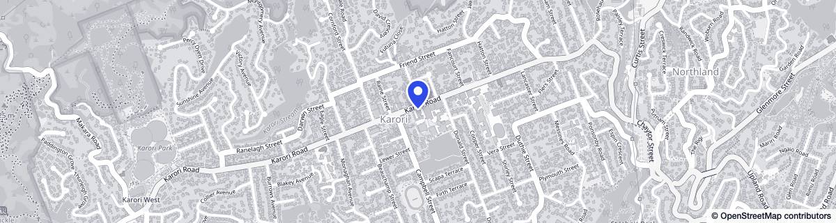 Street map around Huntleigh Retirement Apartments