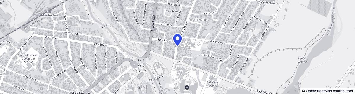Street map around Kandahar Retirement Village