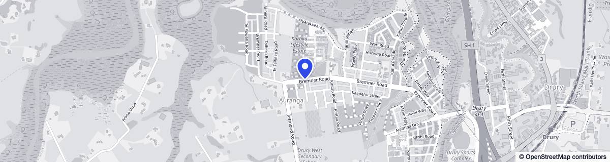 Street map around Karaka Lifestyle Estate