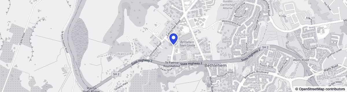 Street map around Kempton Park Lifestyle Village