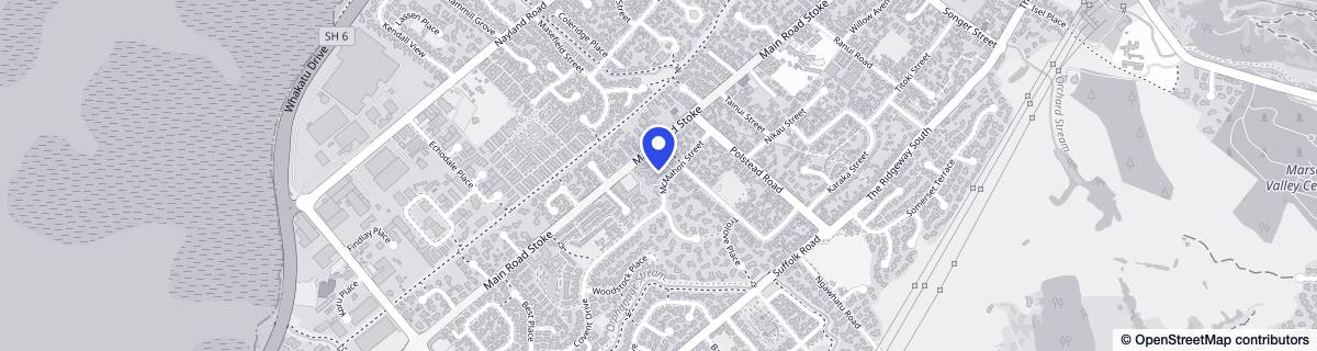 Street map around Kensington Court