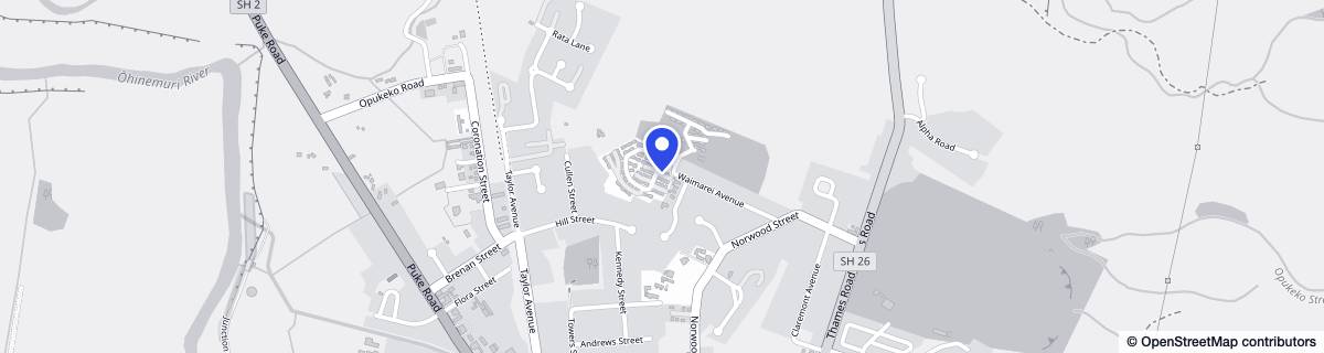 Street map around Longridge Country Estate