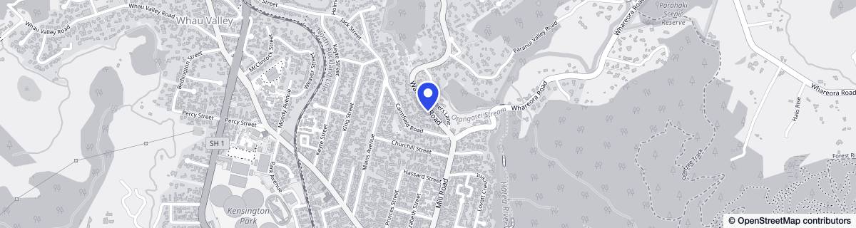 Street map around Lupton Masonic Village