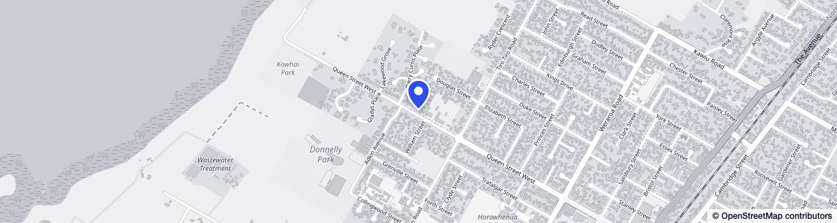 Street map around Madison