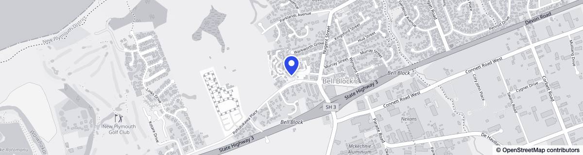 Street map around Maida Vale Retirement Village