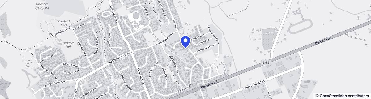 Street map around MiLife on Wills