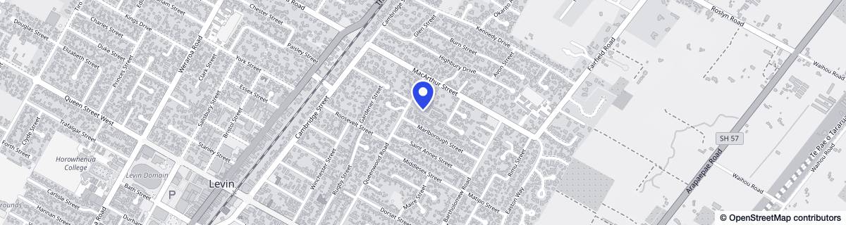 Street map around MiLife Rosewood Park