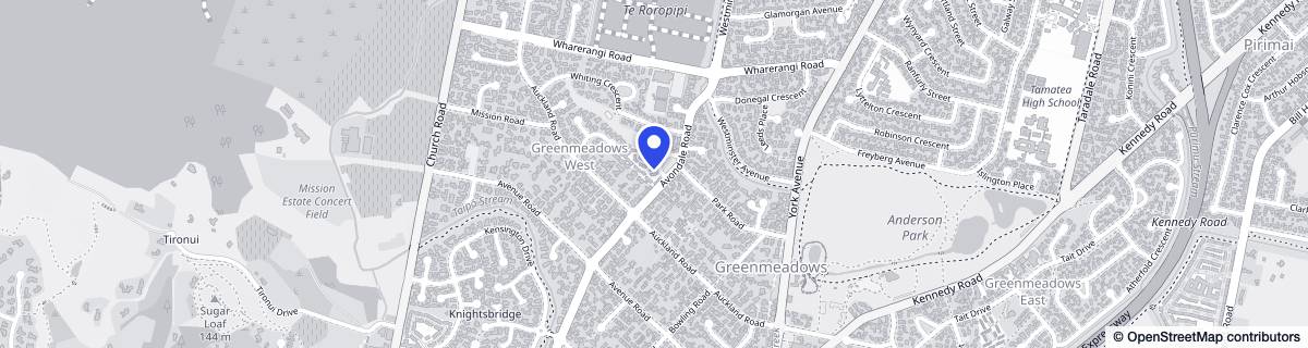 Street map around Mission View Masonic Village