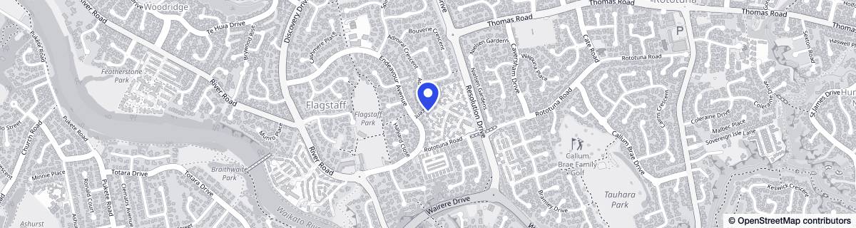 Street map around Netherville