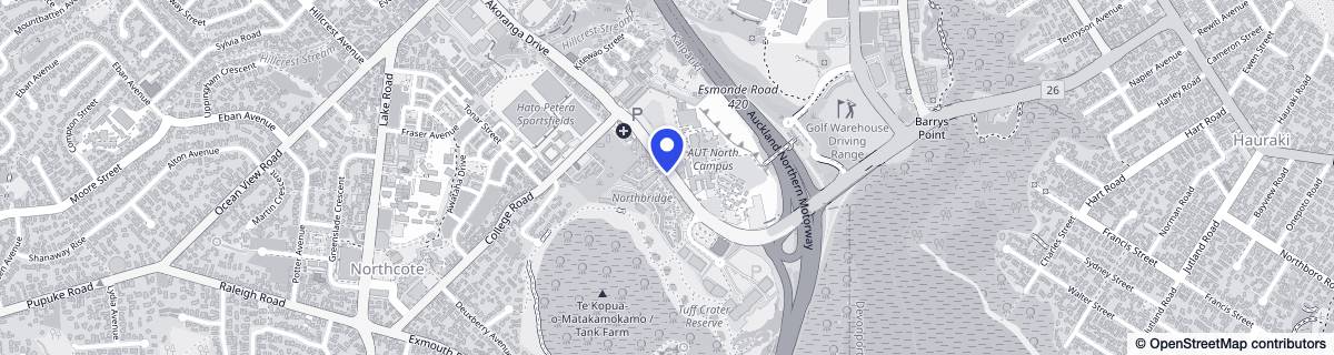 Street map around Northbridge