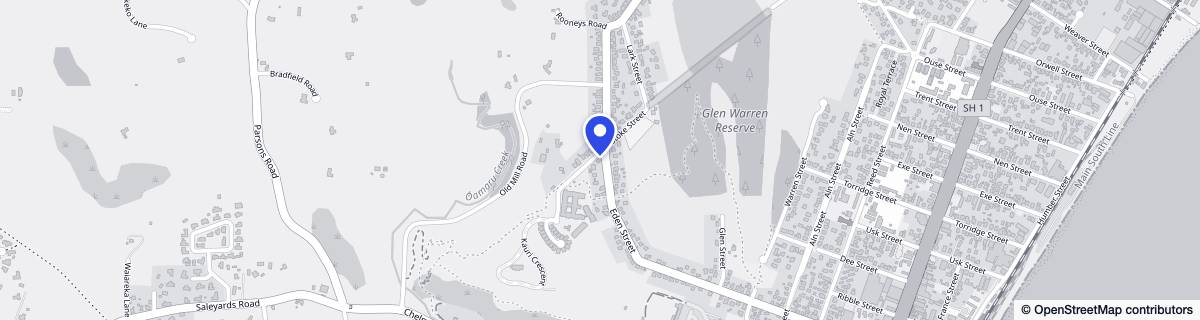 Street map around Observatory Village Care