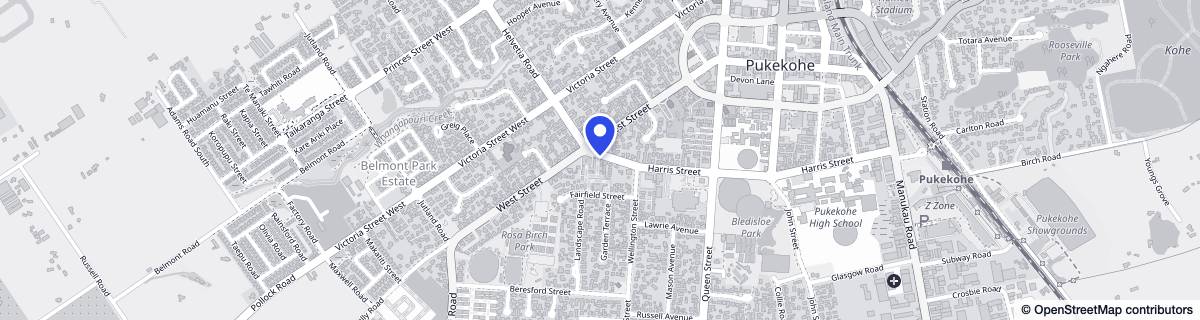 Street map around Palms Lifecare & Village