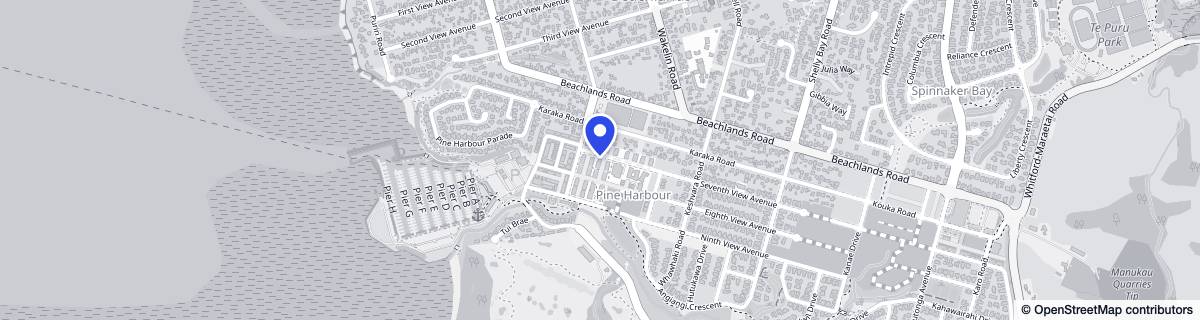 Street map around Pōhutukawa Landing - Metlifecare Retirement Village