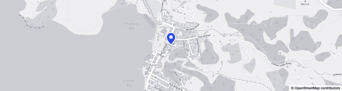 Street map around Pompallier Village