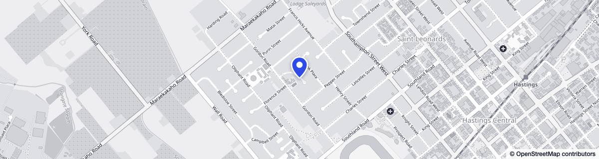 Street map around Raureka Village