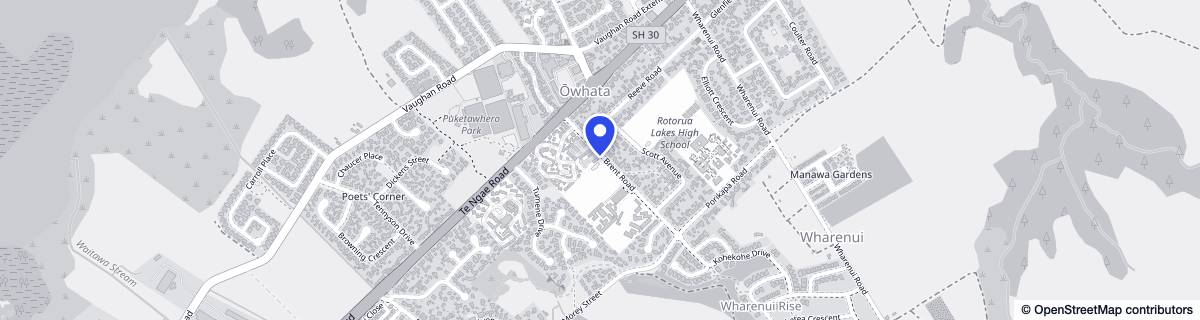 Street map around Regency Park Estate
