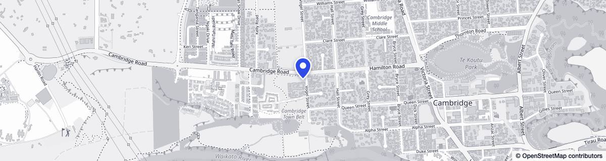Street map around Resthaven on Vogel