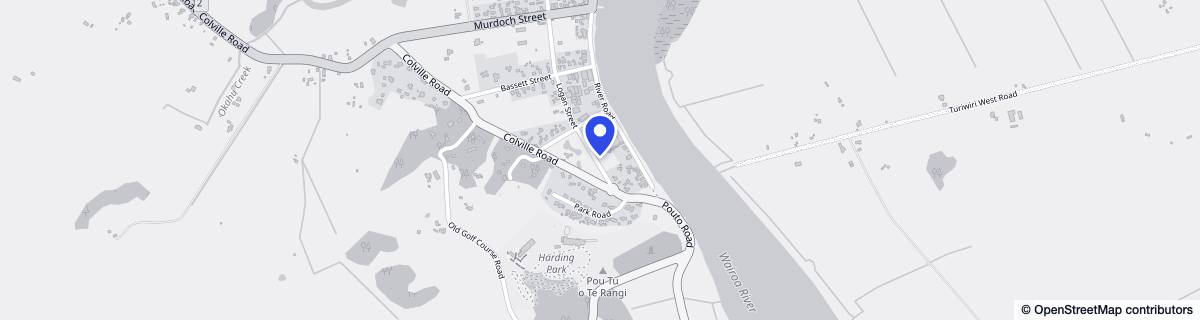 Street map around Riverdale Retirement Village