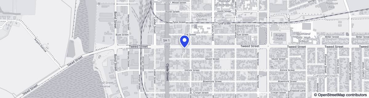 Street map around Rose Lodge