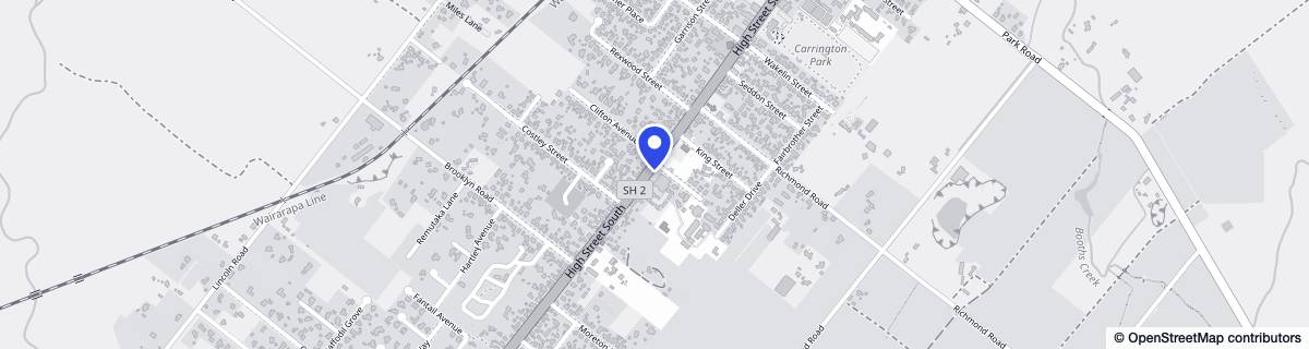 Street map around Roseneath Lifecare & Village