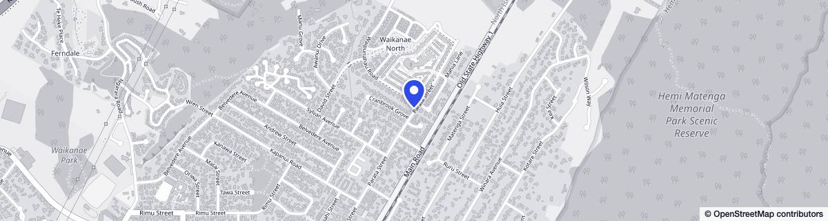 Street map around Ryman Charles Fleming Retirement Village
