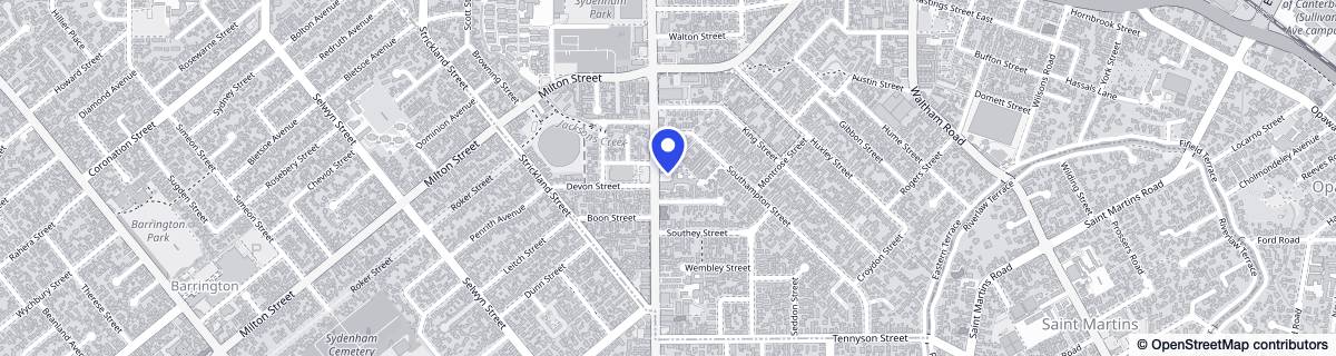 Street map around Ryman Essie Summers Care Centre