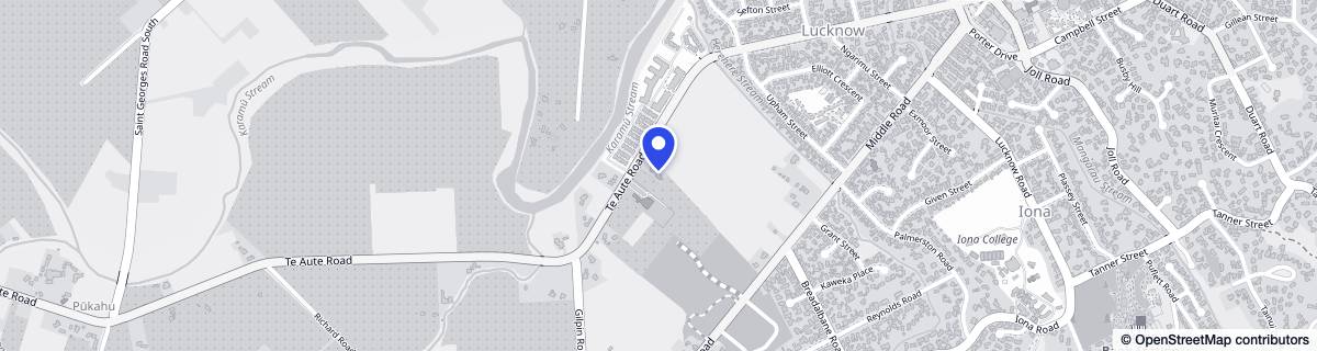 Street map around Ryman James Wattie Care Centre