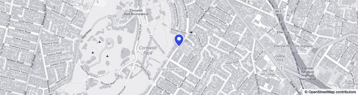 Street map around Ryman Logan Campbell Care Centre