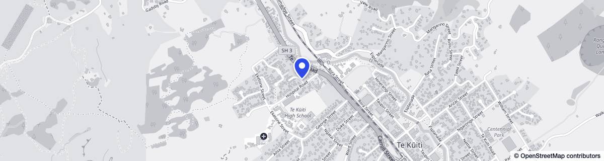 Street map around St Andrews Court