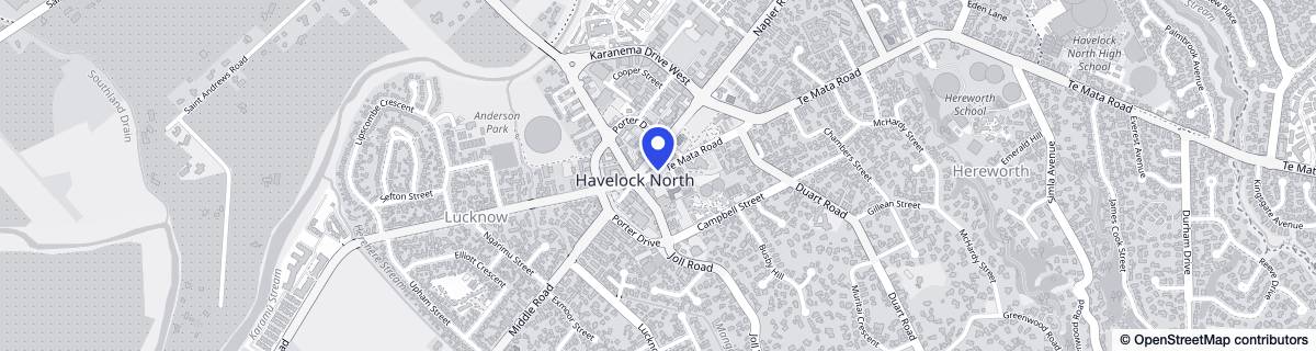 Street map around St Lukes Close Village