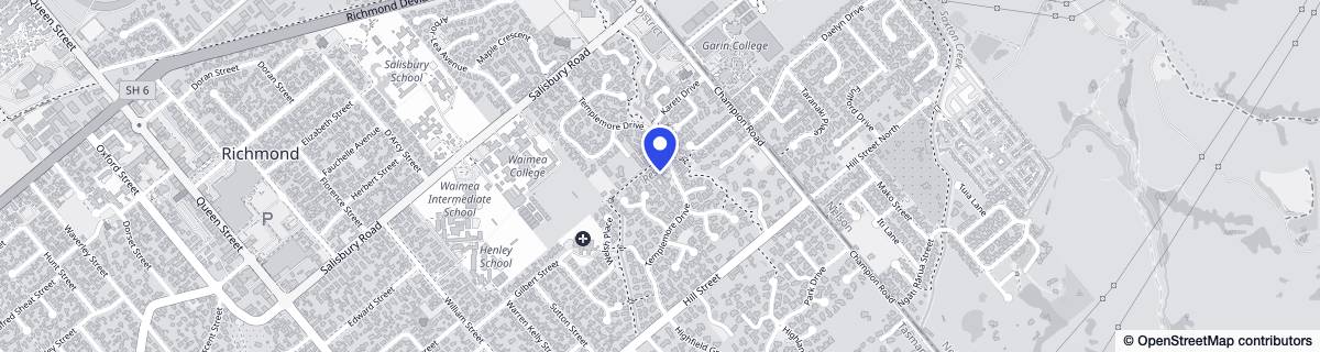 Street map around Stillwater Lifecare & Village