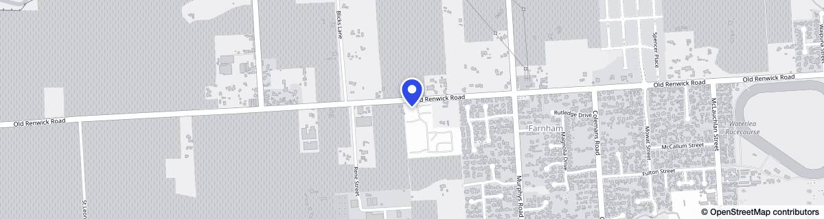 Street map around Summerset Blenheim