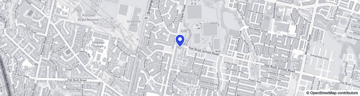 Street map around Summerset by the Park (Manukau)