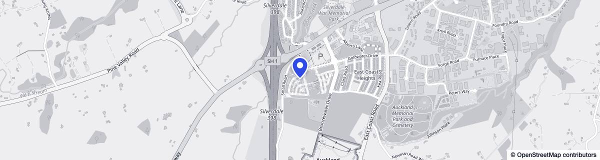 Street map around The Botanic Hibiscus Coast