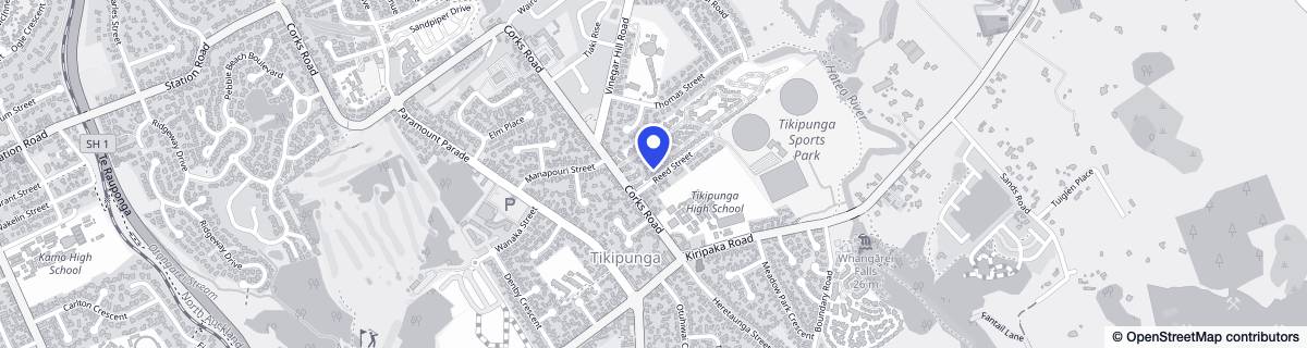 Street map around The Palms Lifestyle Village