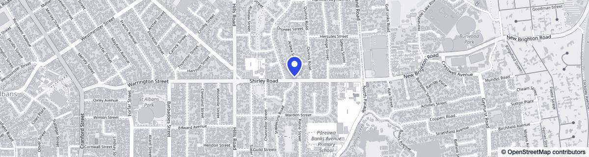 Street map around The Village Palms - Retirement Village