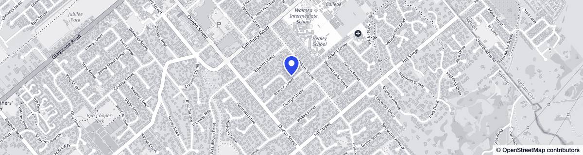 Street map around Wattie Jenkins Retirement Village
