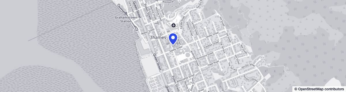 Street map around Wesley Courts