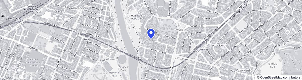 Street map around Woburn Retirement Apartments by Enliven