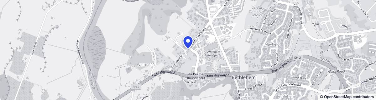 Street map around Woodlands Boutique Village